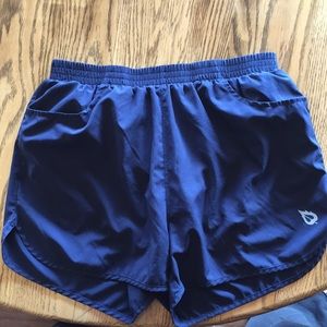 Baleaf navy lined shorts with pockets size med